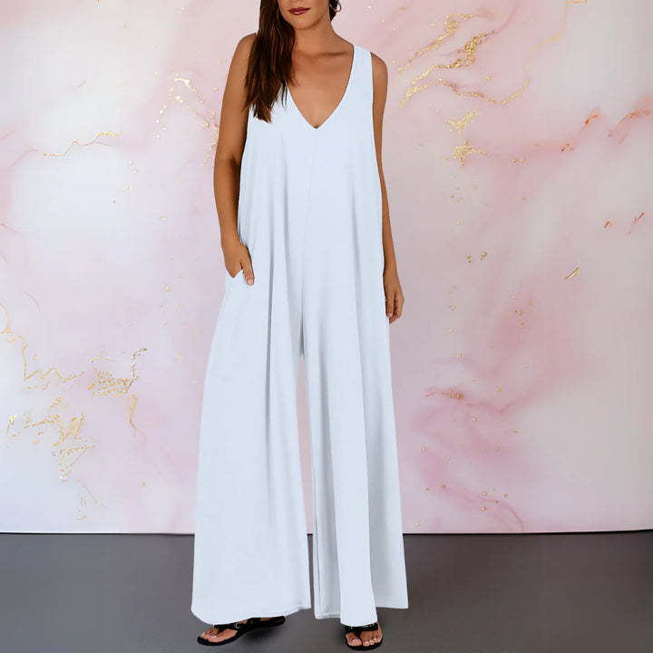 Grace™ | Wide-Leg Sleeveless Jumpsuit