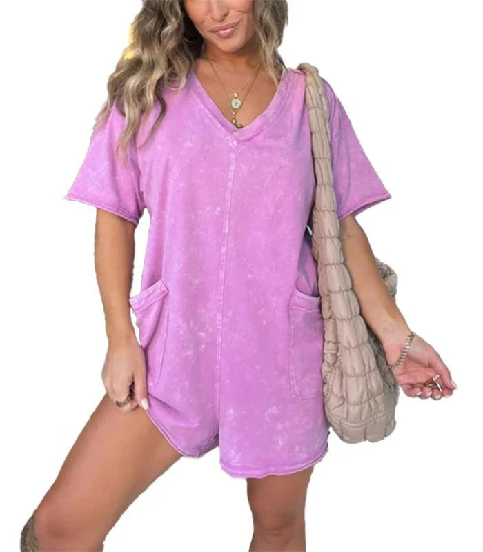 Maricel | Chic Washed Romper